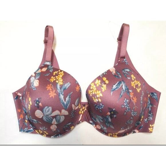 Soma Women's Vanishing Back Full Coverage Bra 38D Floral - Picture 1 of 4